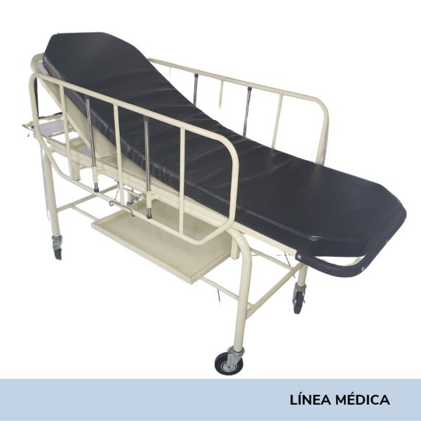 Camilla para transporte de pacientes con baranda removible ITO237