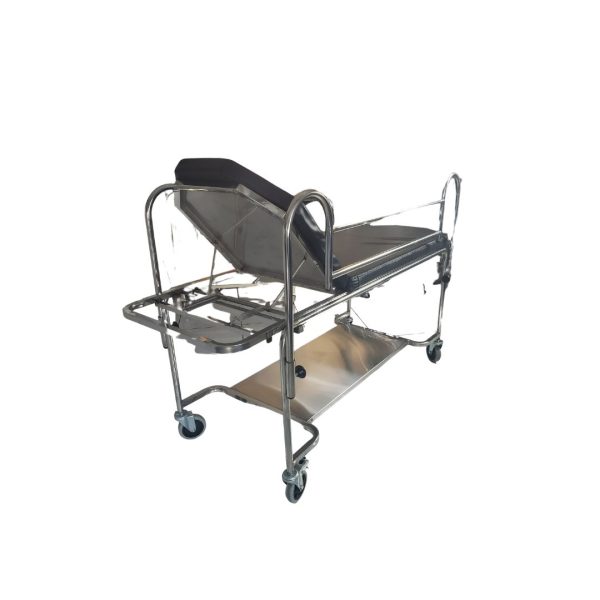 Camilla para transporte de pacientes  de acero con baranda removible ITO 653 - Imagen 3