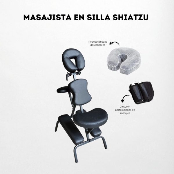 Pack masajista silla shiatzu