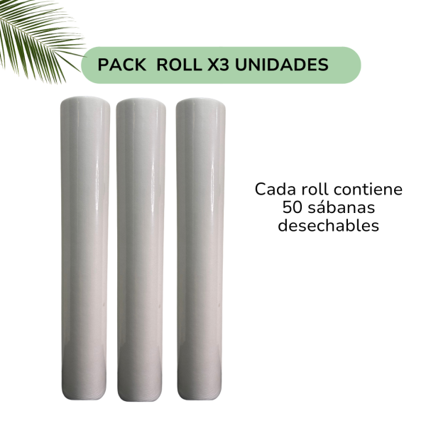 Pack roll x 3 unidades